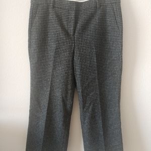 ❤️❤️NWOT J Crew Sz 14 Plaid 💯% Wool Straight/Wide Leg Pant